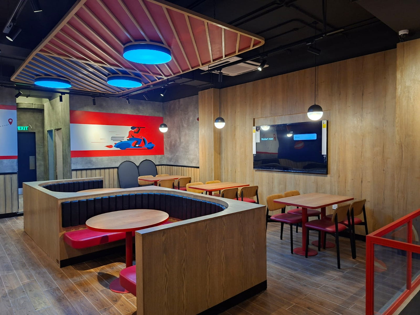 Pronto Spaces Furniture Installation at Domino’s Faisalabad Branch